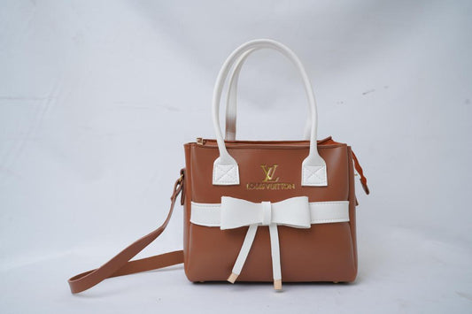 Women's PU Leather Plain Hand Bag