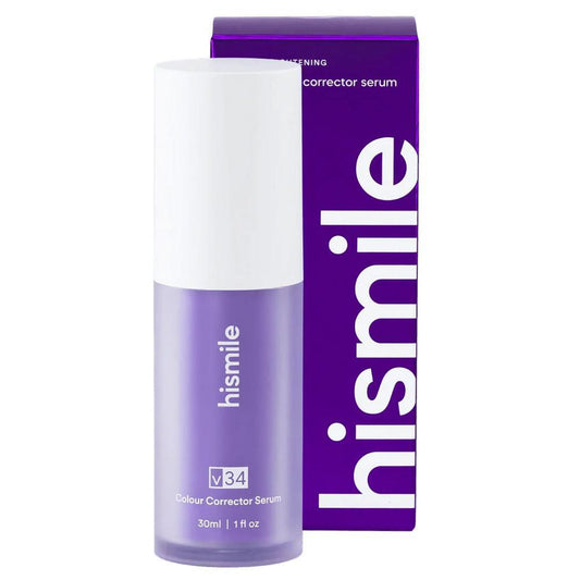 V34 Colour Corrector Serum - Purple Toothpaste for Teeth Whitening - 30ml