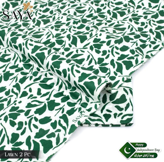 2 Pcs Women's Unstitched Printed Suit