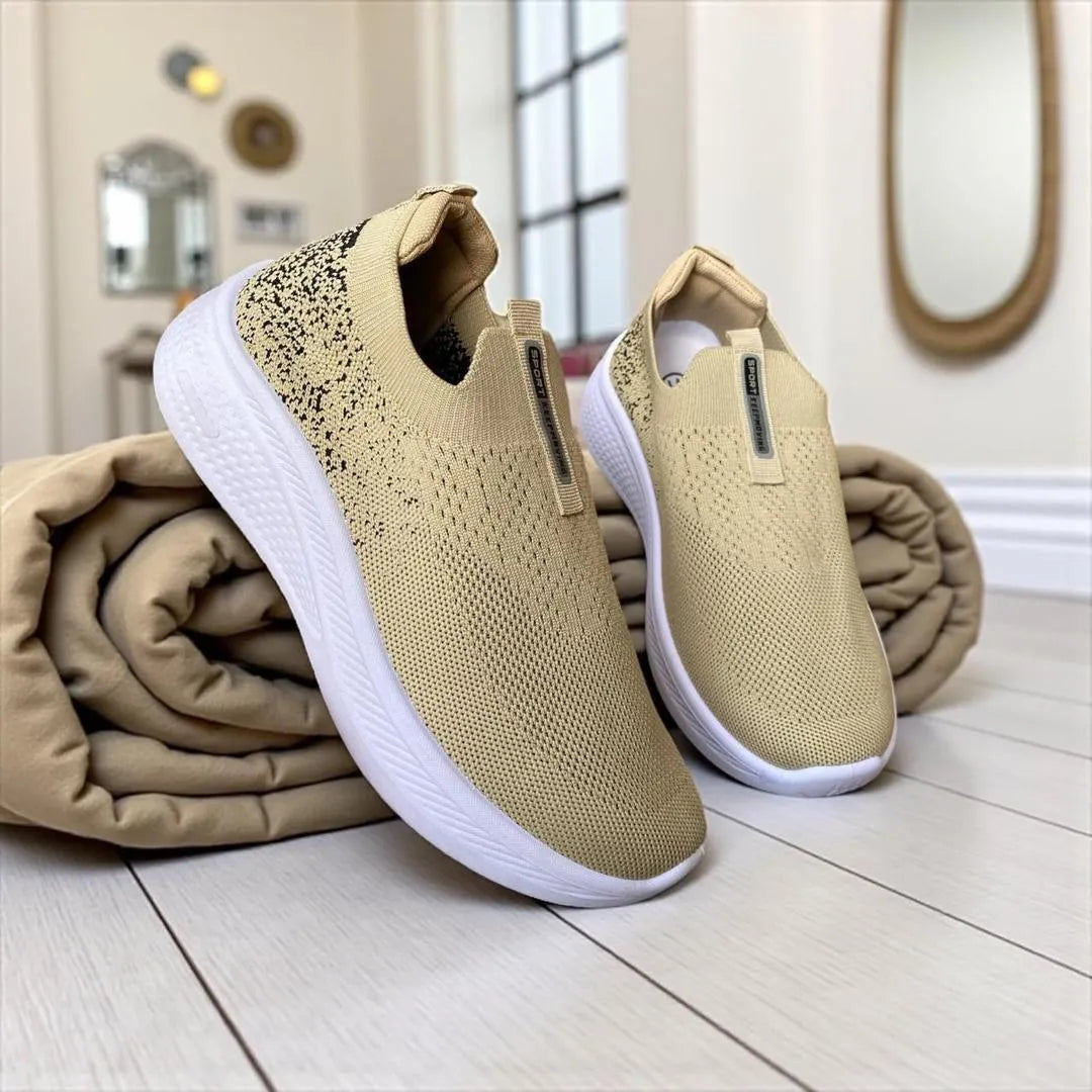 Men's Casual Beige Mesh Skechers